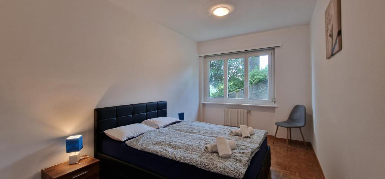Lugano Lakeview Apartment Private Parking & Self Check-In Luaran gambar